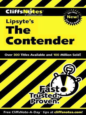 cover image of CliffsNotes on Lipsyte's The Contender